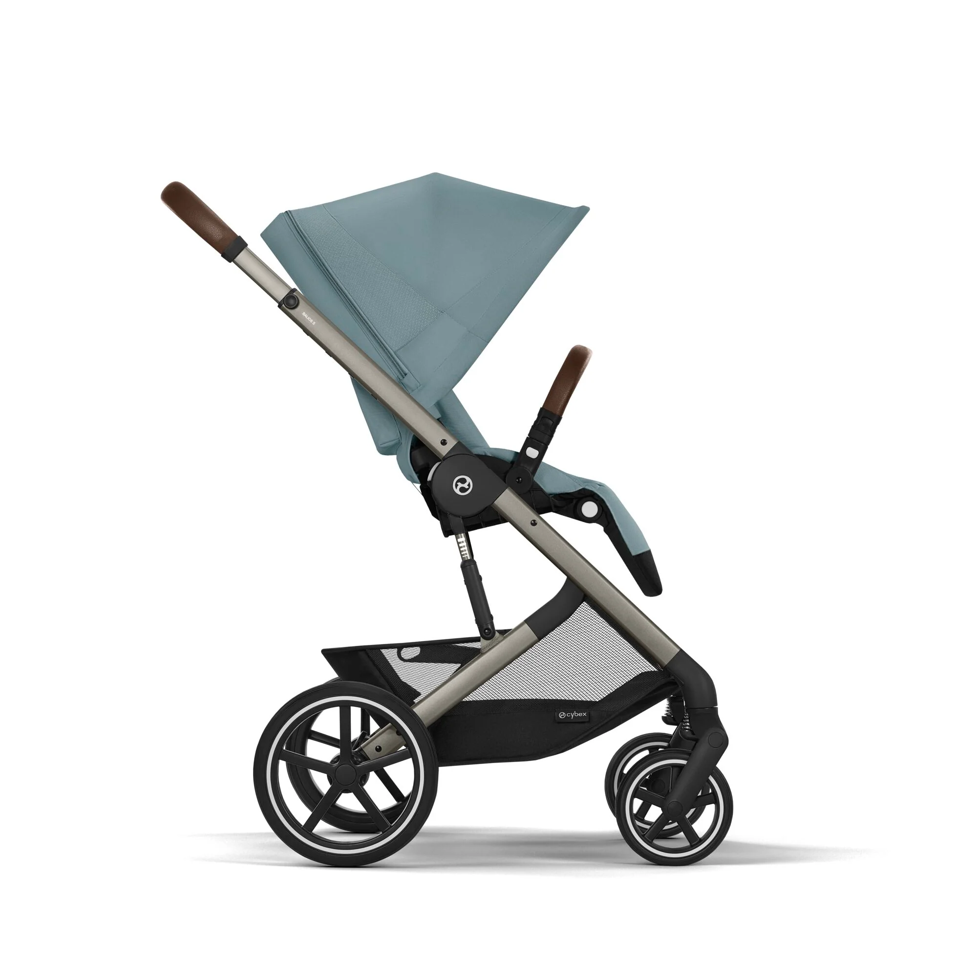 עגלת תינוק משולבת - טיולון ועריסה Balios TS5 בצבע Stormy Blue, עם סל-קל Cloud G - Image 11