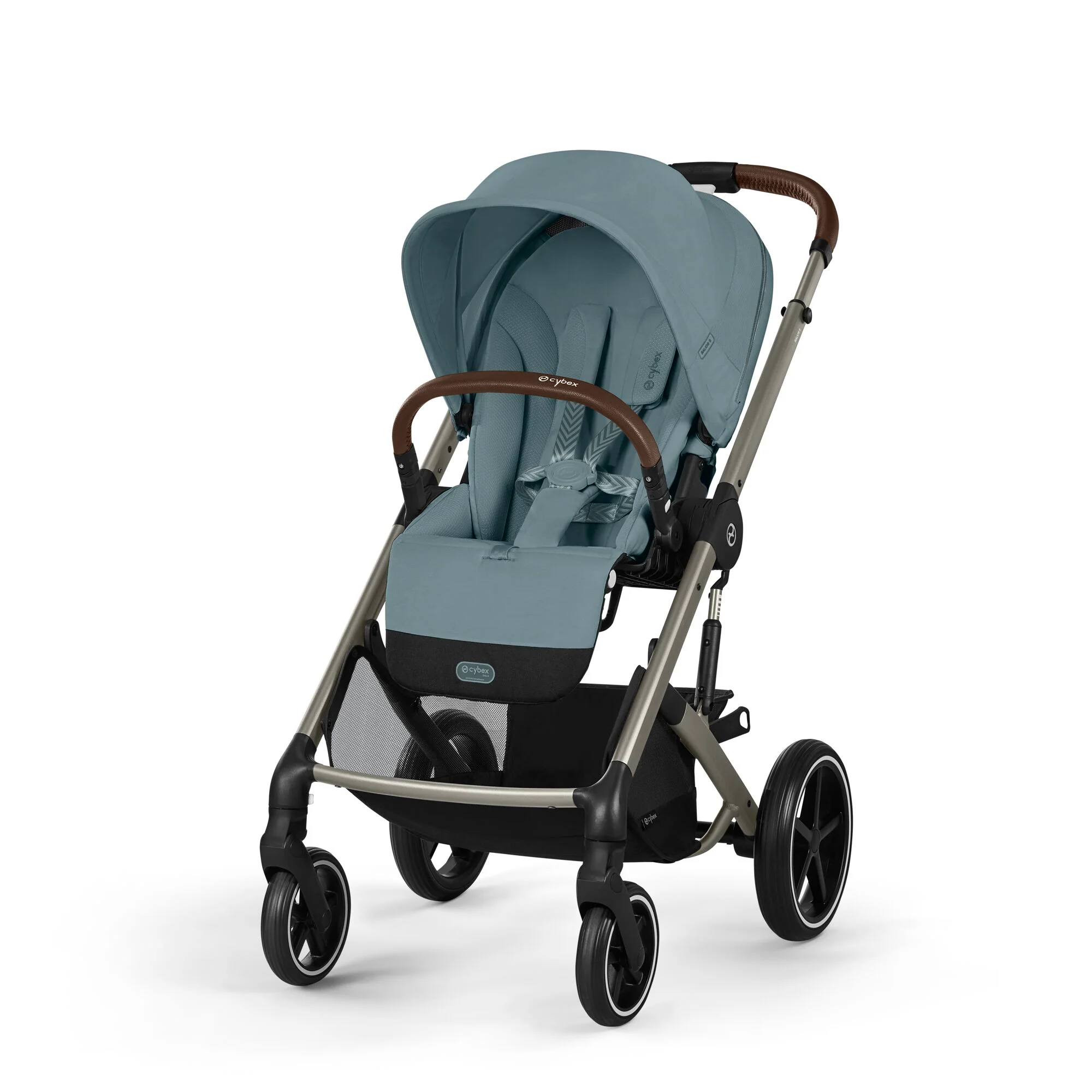 עגלת תינוק משולבת - טיולון ועריסה Balios TS5 בצבע Stormy Blue, עם סל-קל Cloud G - Image 7