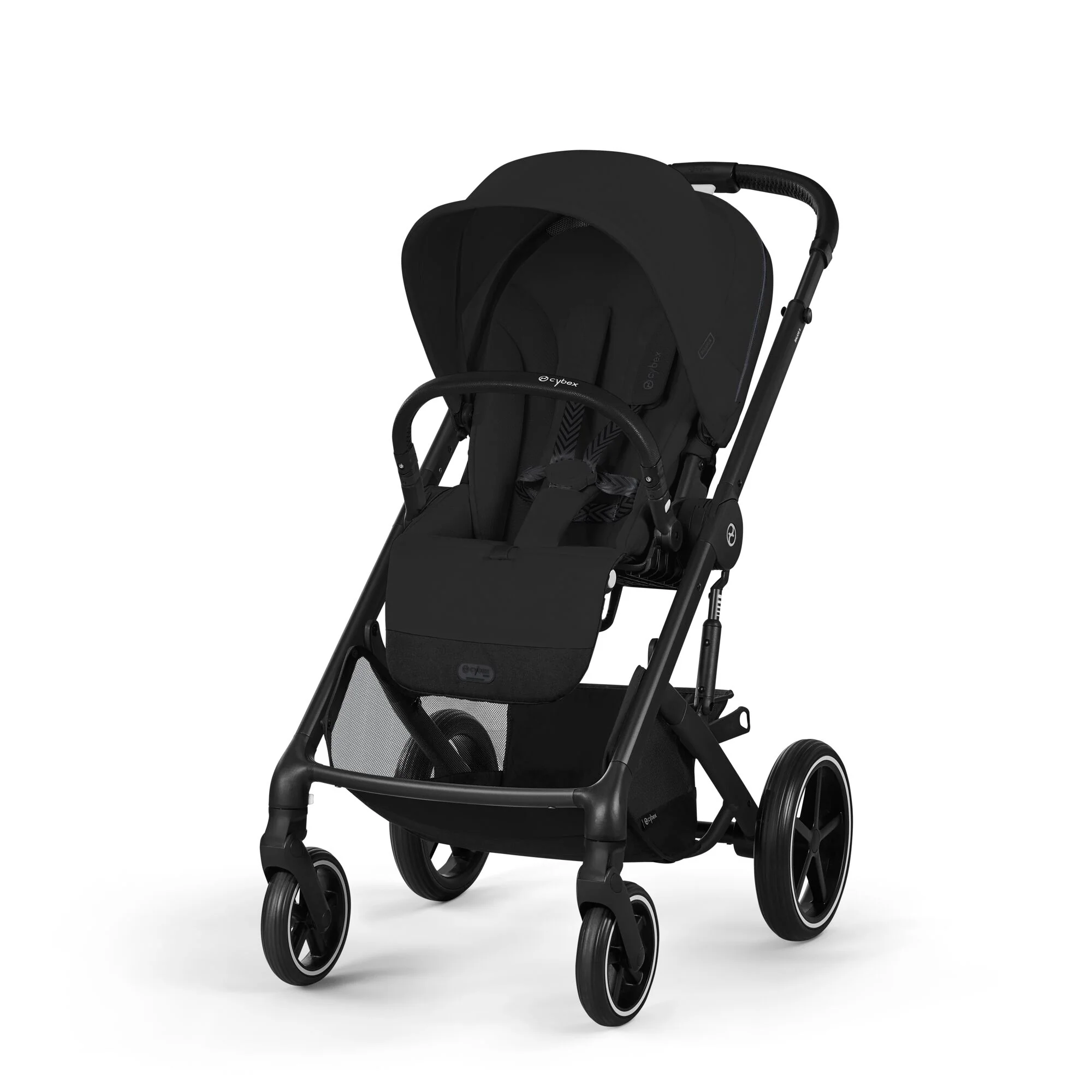 עגלת תינוק משולבת - טיולון ועריסה Balios TS5 בצבע Moon Black , עם סל-קל Cloud G - Image 8