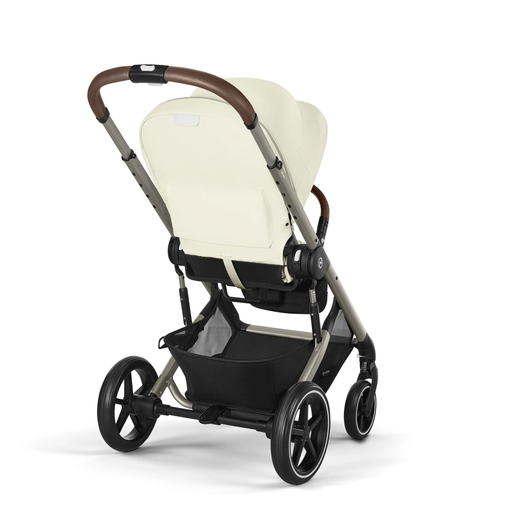 עגלת תינוק משולבת - טיולון ועריסה Balios TS5 בצבע Seashell Beige , עם סלקל Cloud G - Image 7