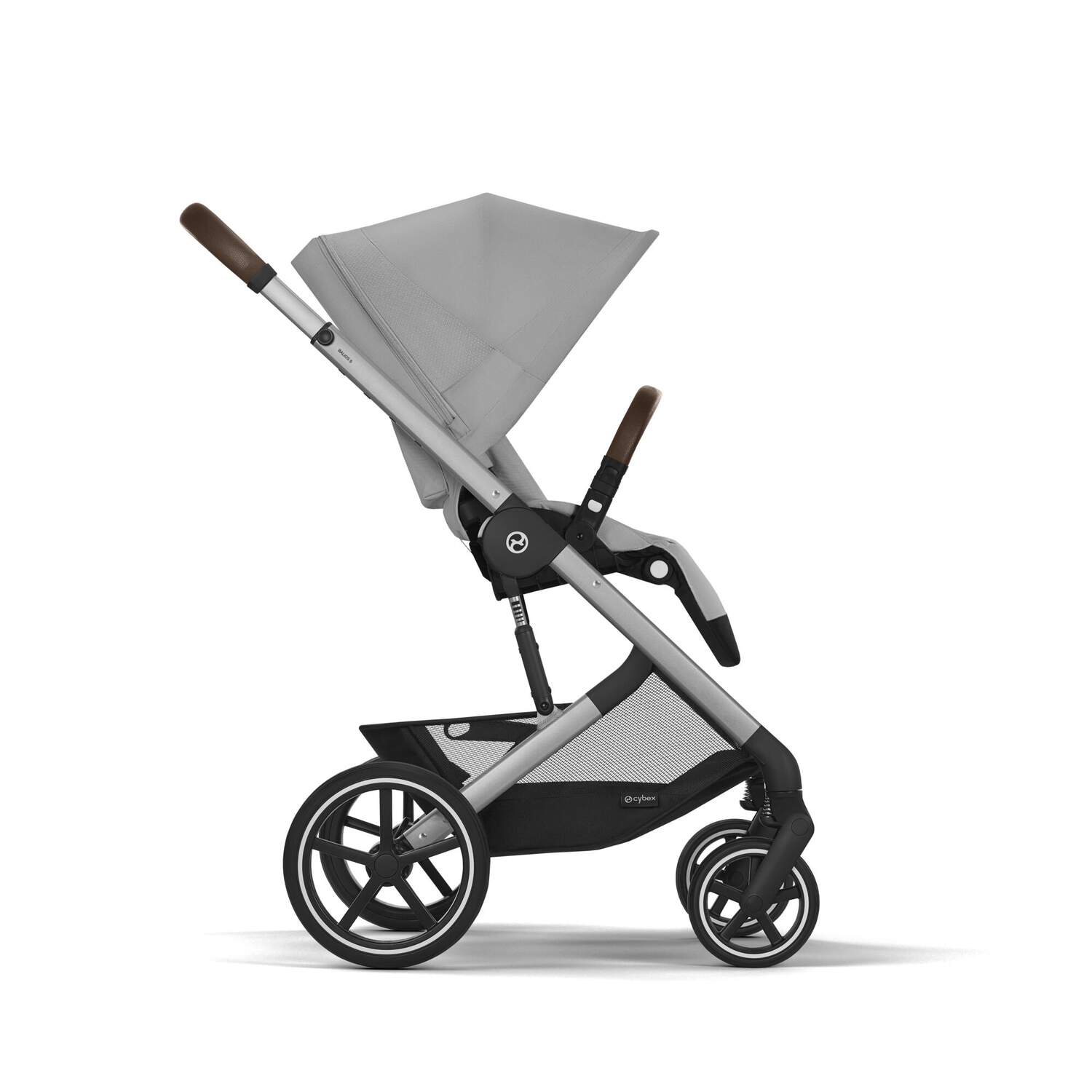 עגלת תינוק משולבת - טיולון ועריסה Balios TS5 בצבע Stone Grey , עם סלקל Cloud G - Image 6