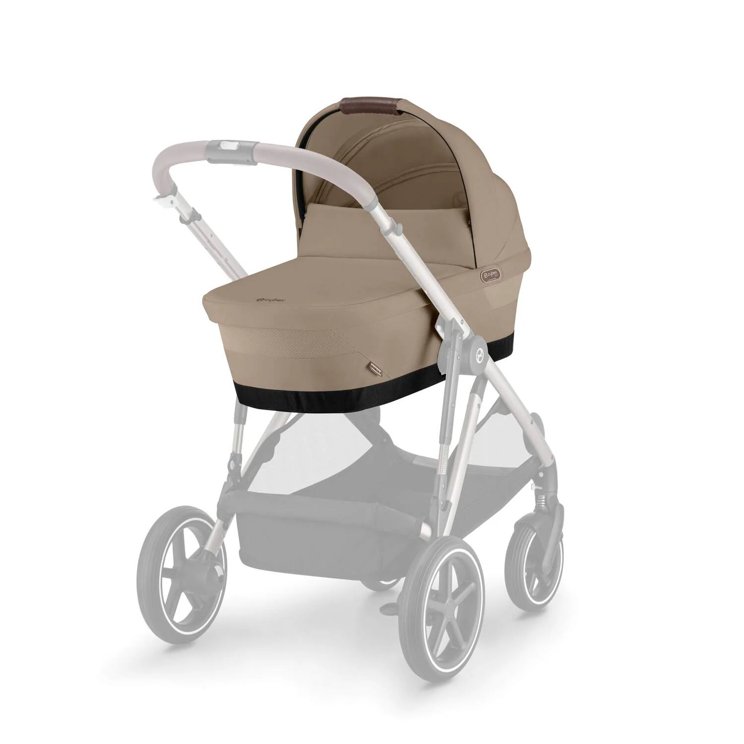 עגלת תינוק לתאומים / אחים Gazelle S2 בז' Almond Beige - Image 5