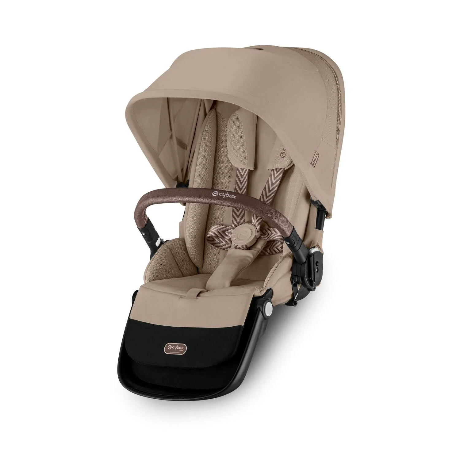 עגלת תינוק לתאומים / אחים Gazelle S2 בז' Almond Beige - Image 9