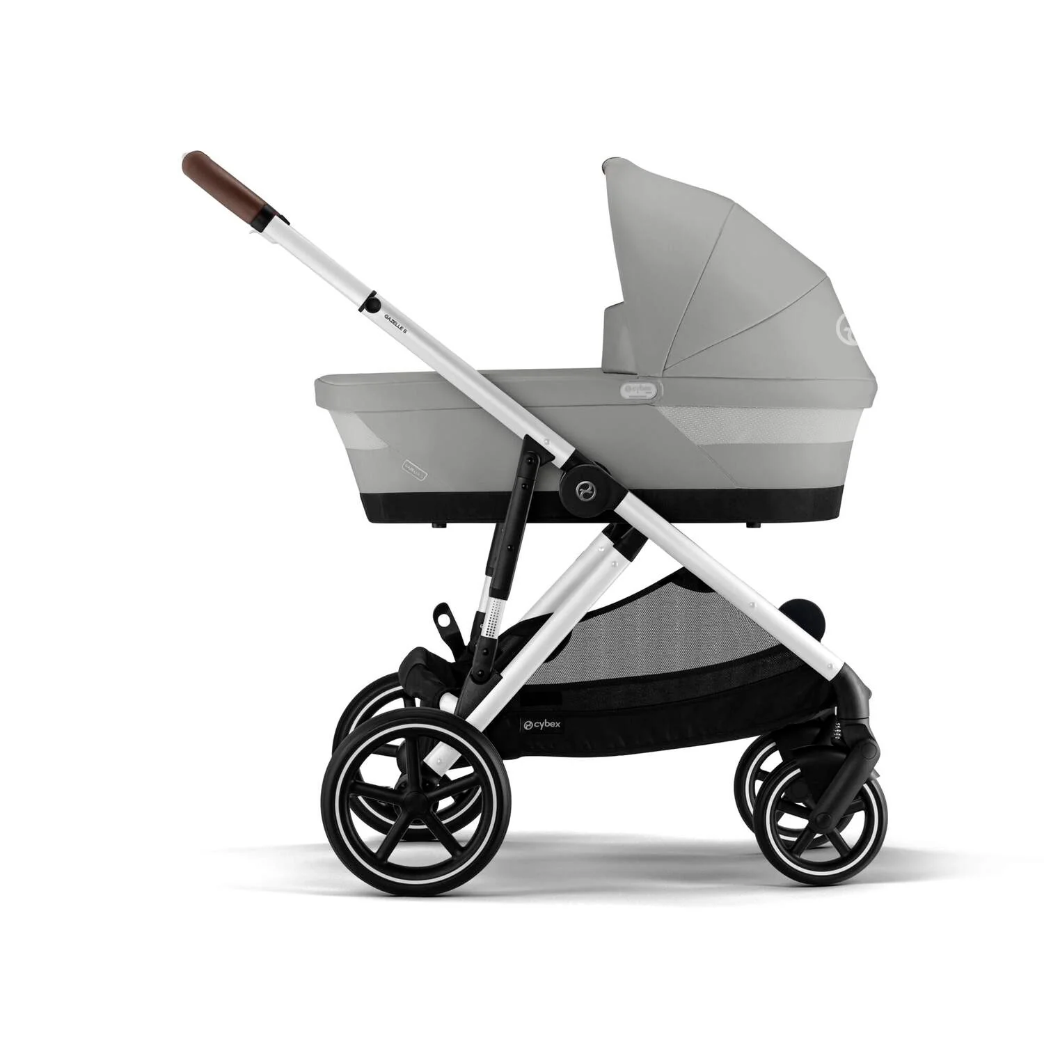 עגלת תינוק לתאומים / אחים Gazelle S2 אפור Stone Grey - Image 3
