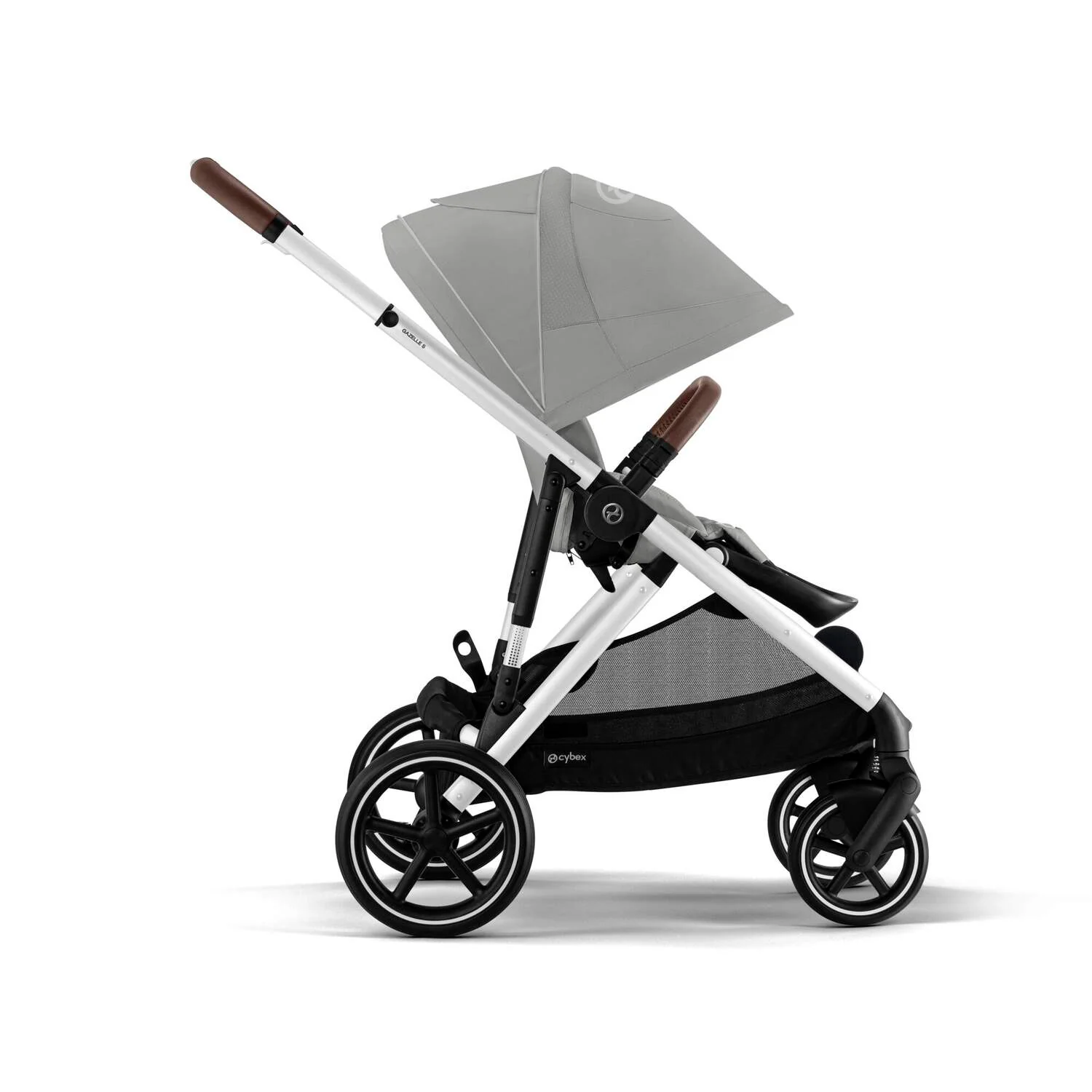 עגלת תינוק לתאומים / אחים Gazelle S2 אפור Stone Grey - Image 6