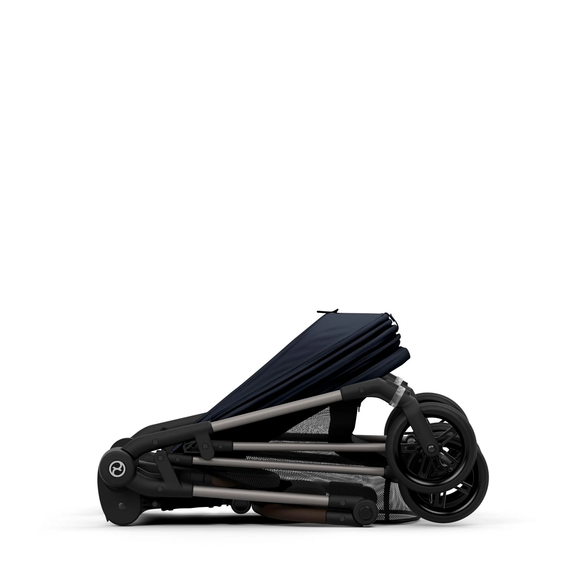 עגלת תינוק משולבת Melio 2  Ocean Blue כחול - Image 6