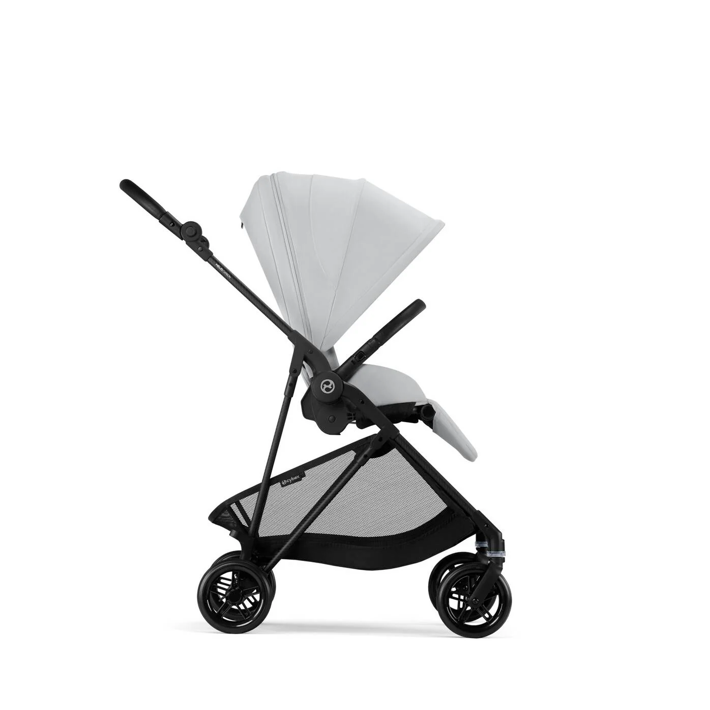 עגלת תינוק משולבת Melio 3 Carbon Fog Grey בצבע אפור - Image 6