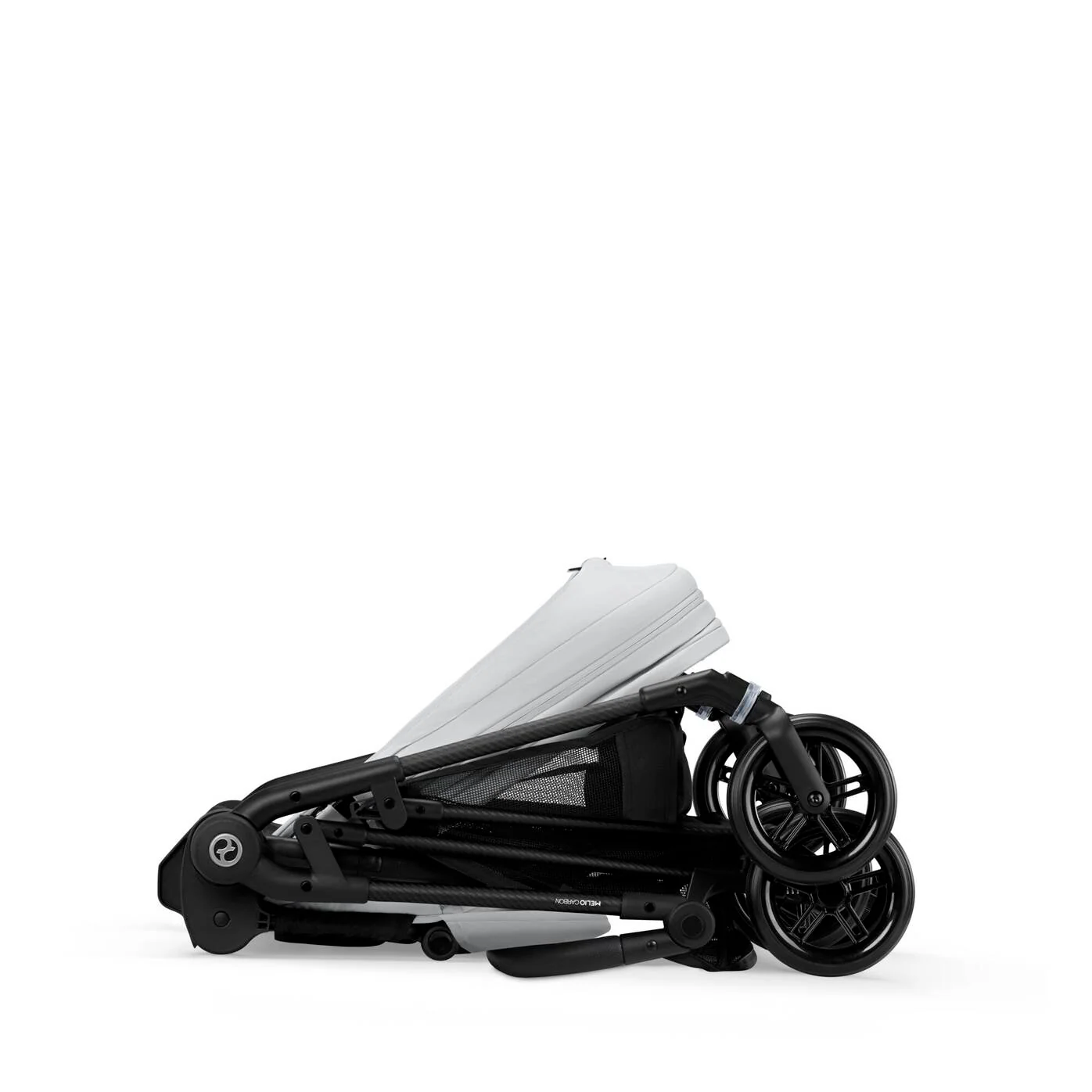 עגלת תינוק משולבת Melio 3 Carbon Fog Grey בצבע אפור - Image 9