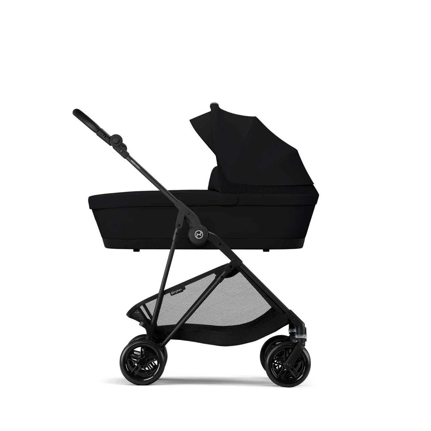 עגלת תינוק משולבת Melio 3 Carbon Magic Black בצבע שחור - Image 3