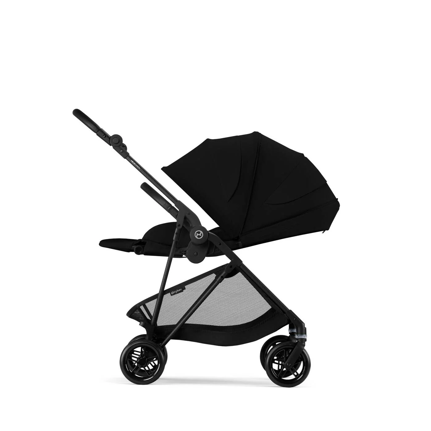 עגלת תינוק משולבת Melio 3 Carbon Magic Black בצבע שחור - Image 5