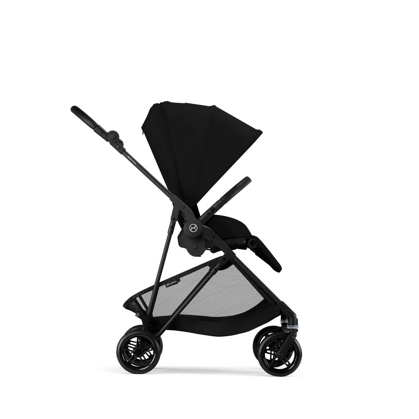 עגלת תינוק משולבת Melio 3 Carbon Magic Black בצבע שחור - Image 6