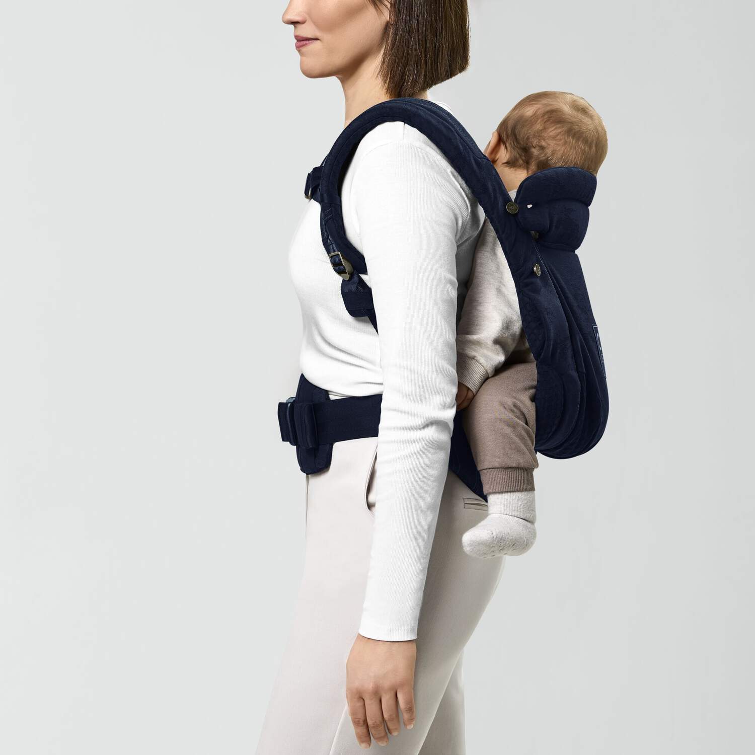 מנשא לתינוק Coya Rebellious Luxury Denim Blue - Image 4