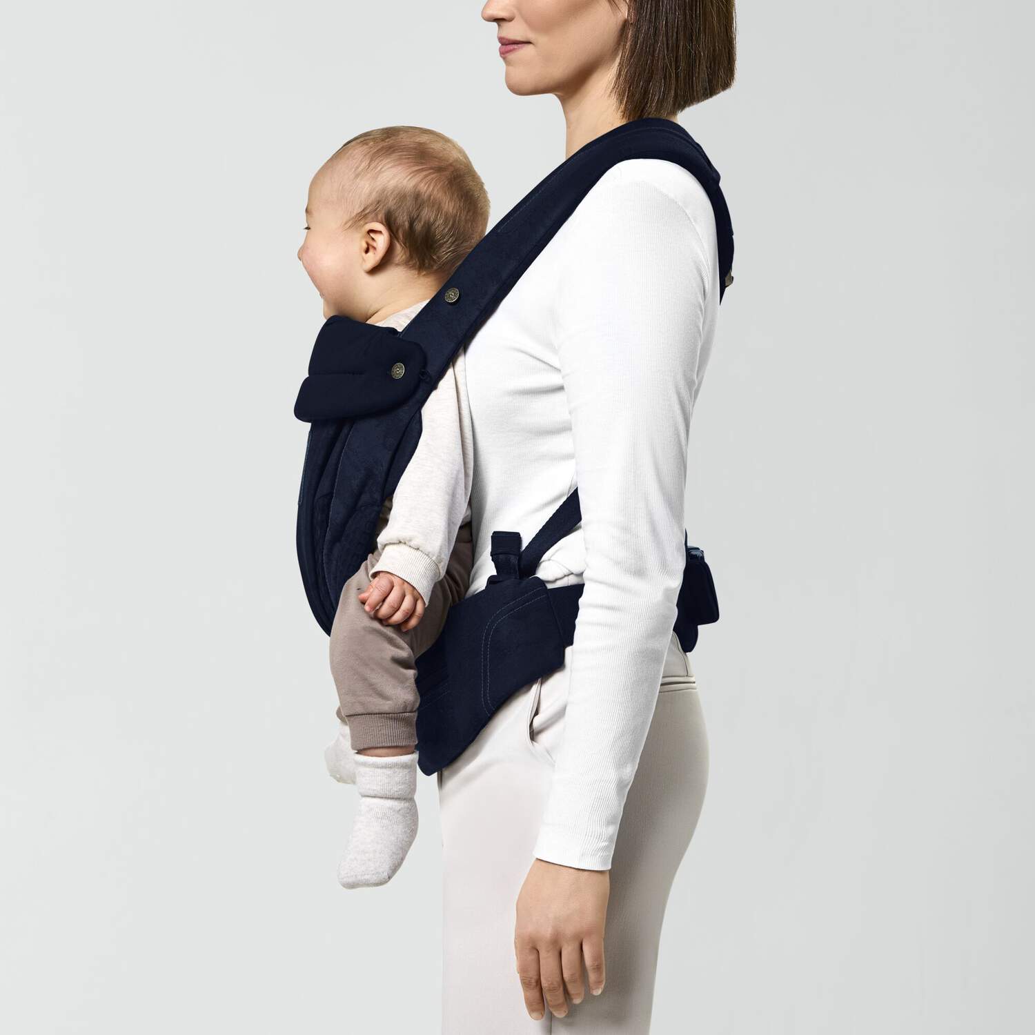 מנשא לתינוק Coya Rebellious Luxury Denim Blue - Image 5