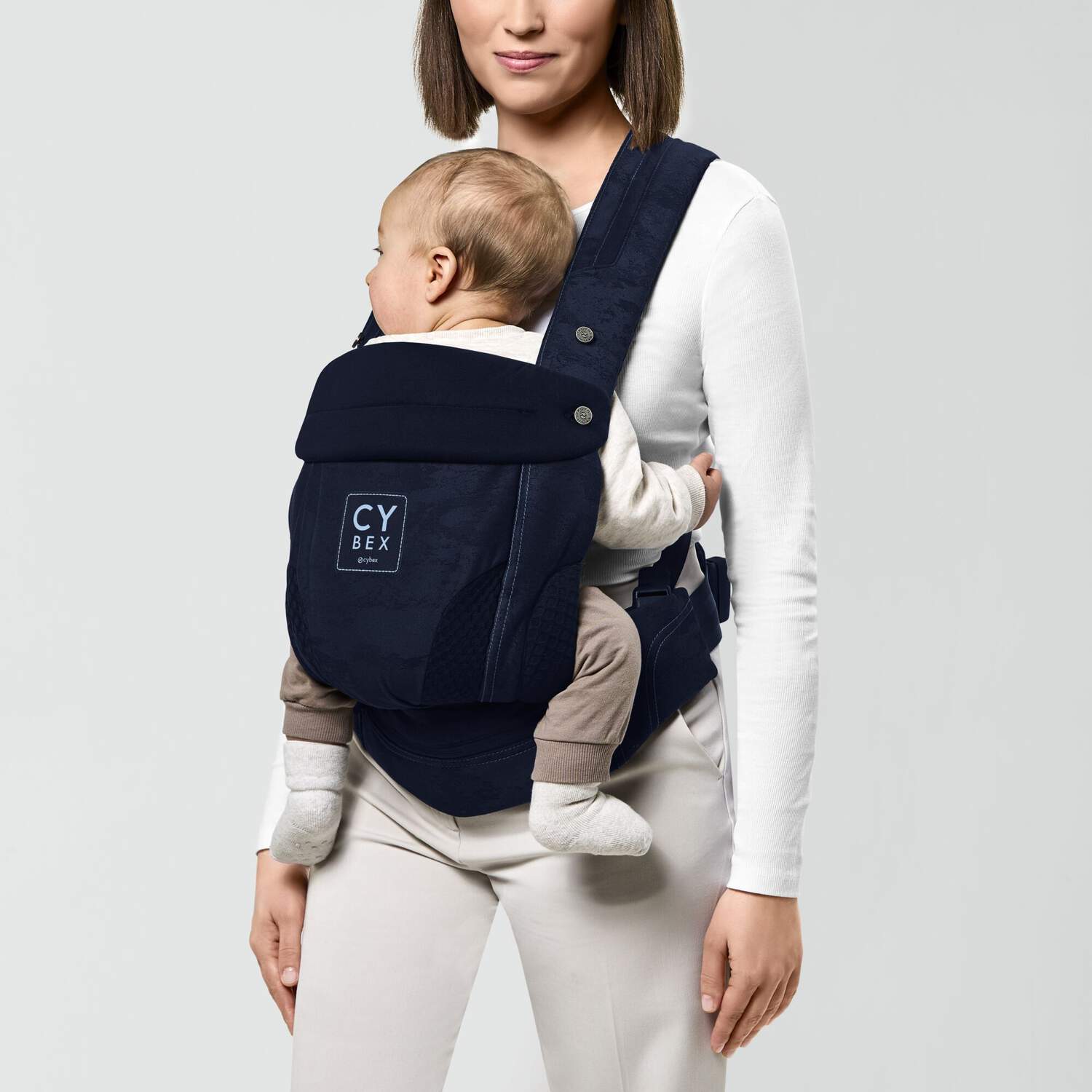 מנשא לתינוק Coya Rebellious Luxury Denim Blue - Image 6