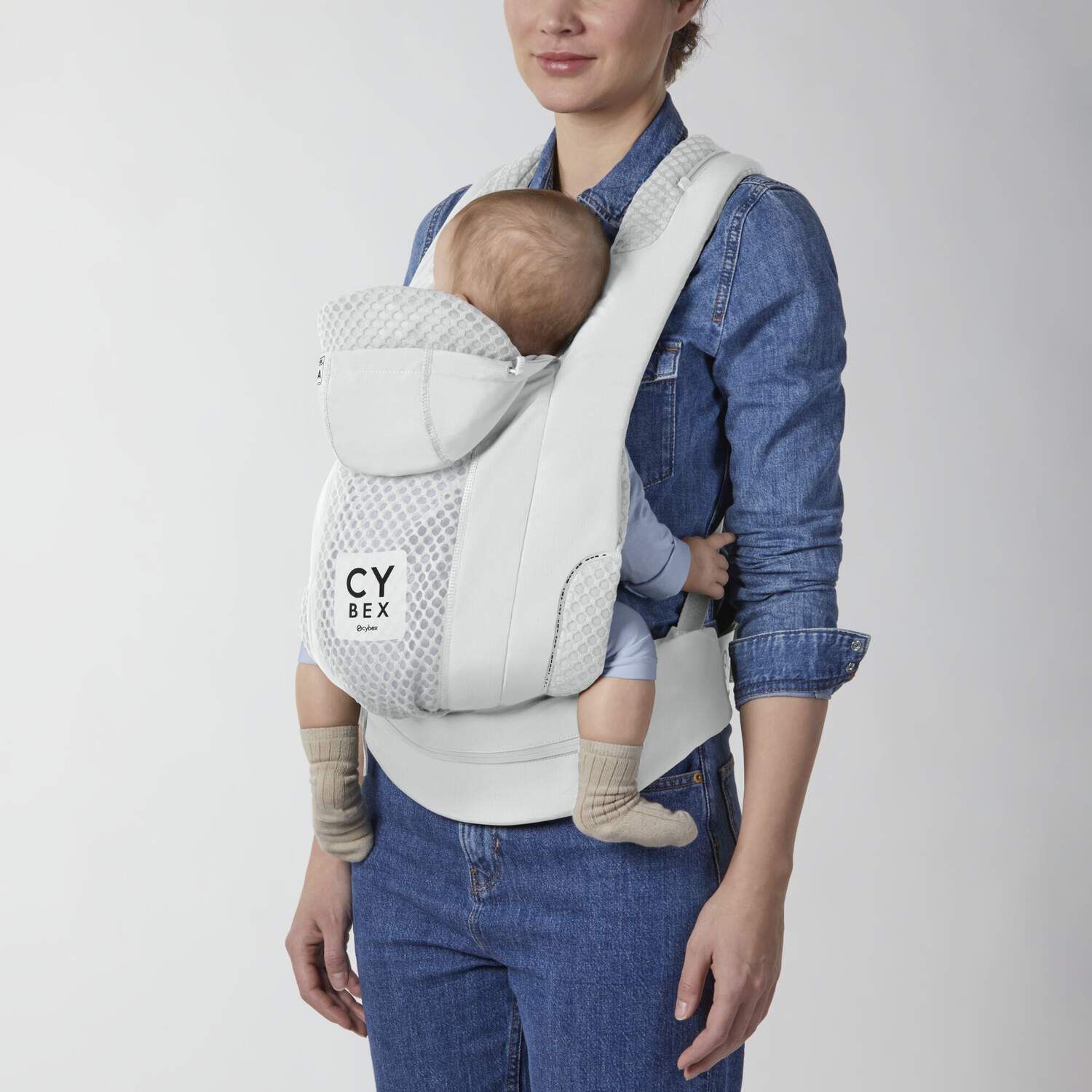 מנשא לתינוק Coya Urban White לבן - Image 2
