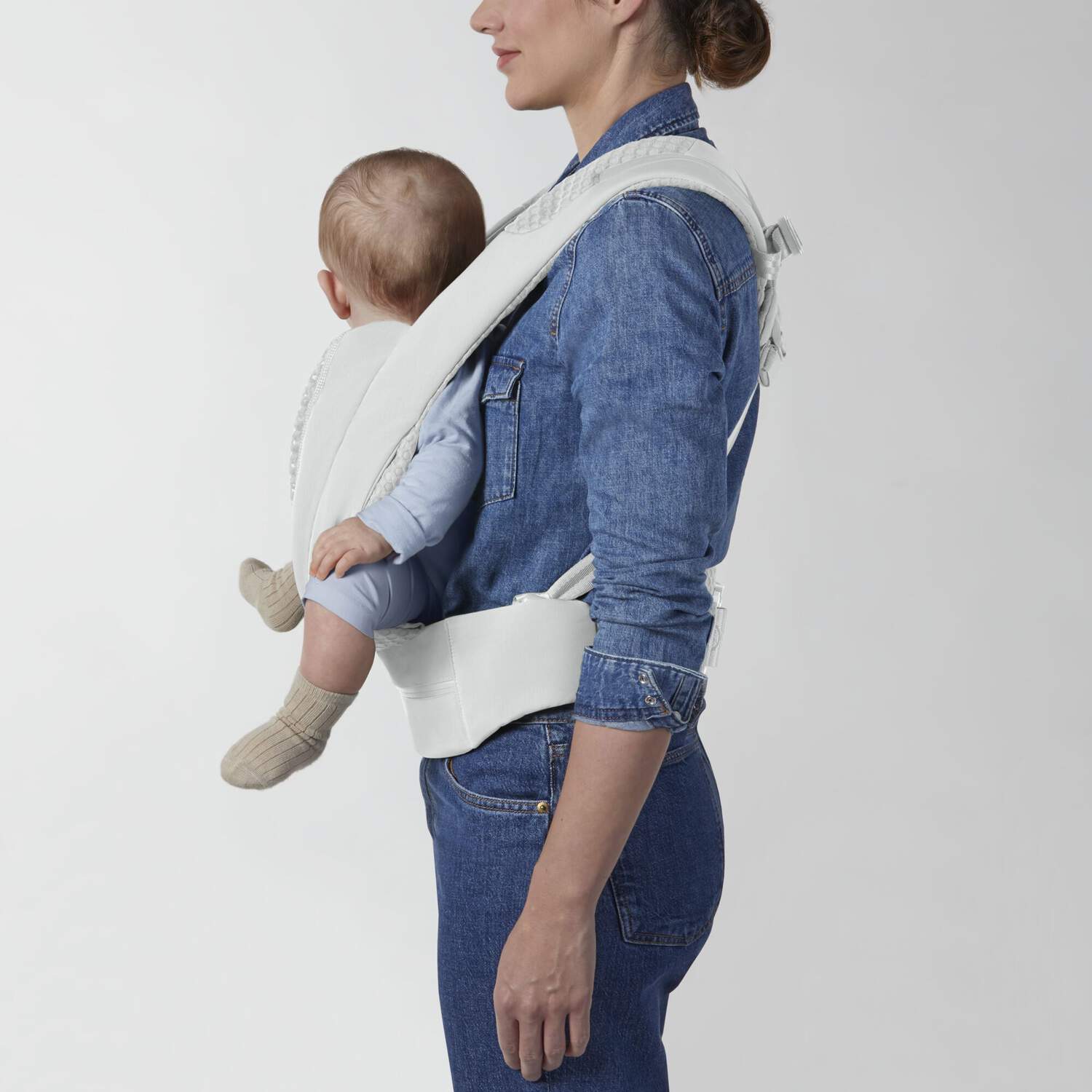 מנשא לתינוק Coya Urban White לבן - Image 4