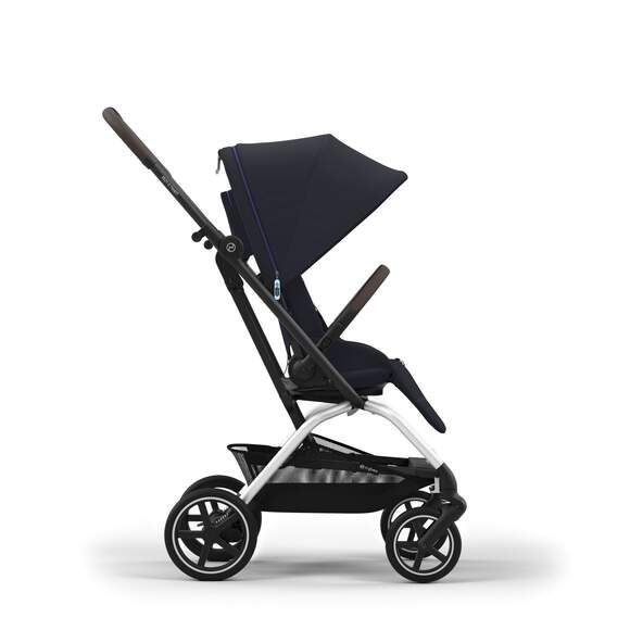 עגלת טיולון Eezy S Twist +2 כחול dark blue שלדה כסופה - Image 5