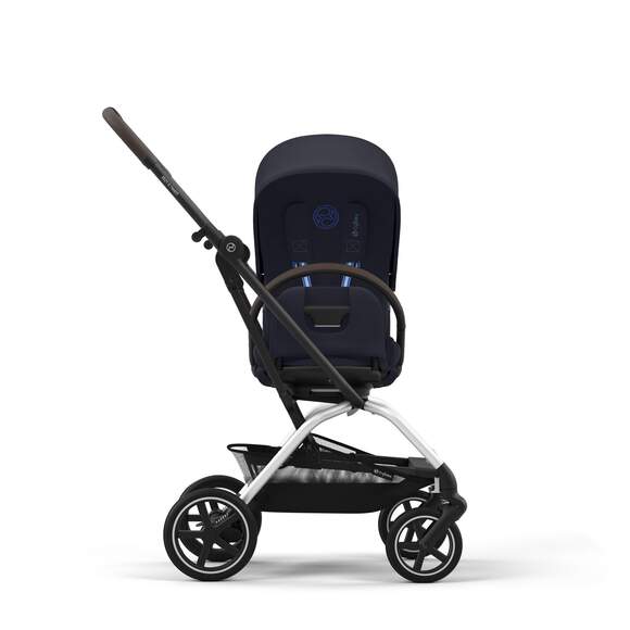 עגלת טיולון Eezy S Twist +2 כחול dark blue שלדה כסופה - Image 7