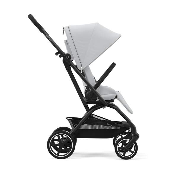 עגלת טיולון Eezy S Twist +2 אפור Fog Grey שלדה שחורה - Image 6