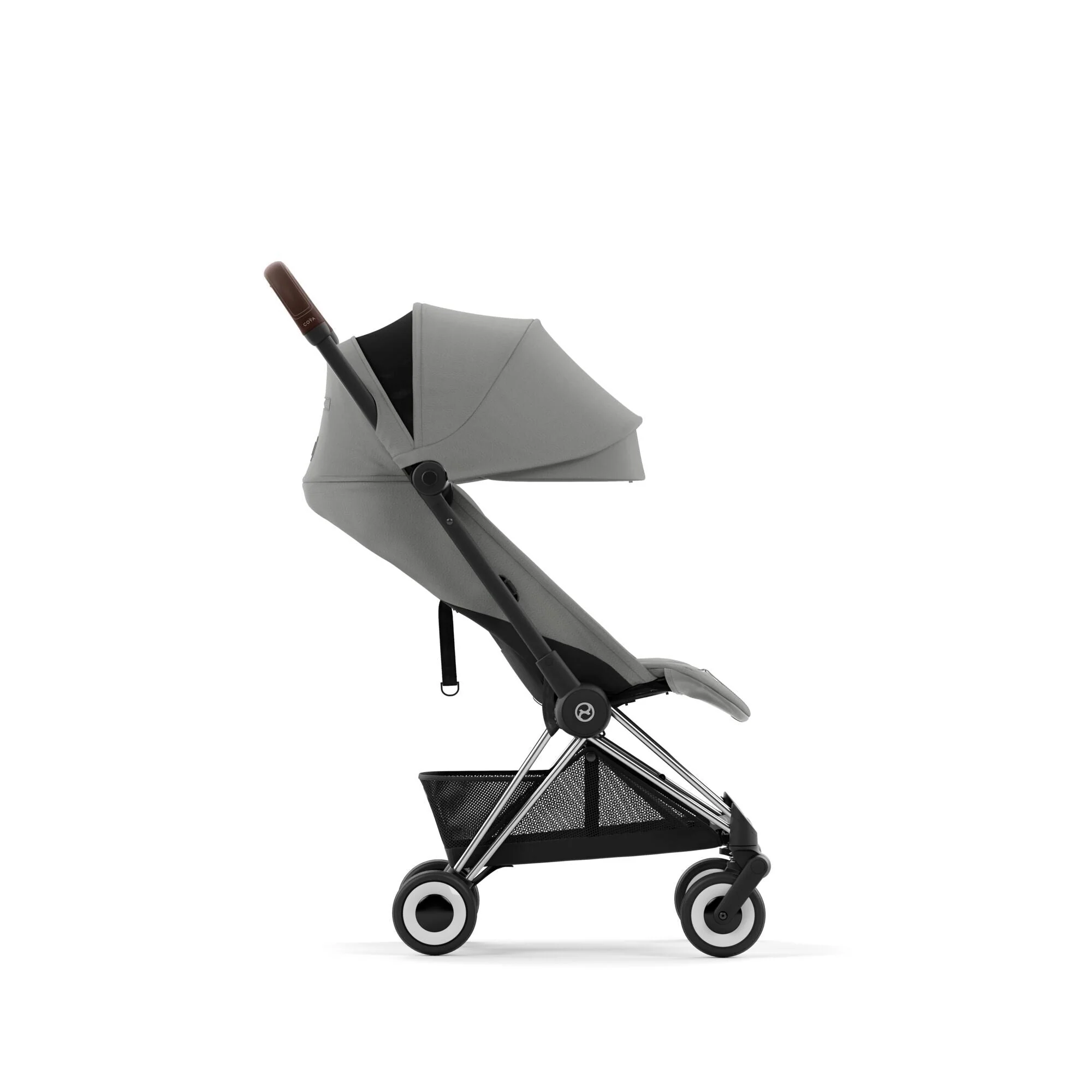 עגלת תינוק Coya כרום חום Mirage Grey - Image 4