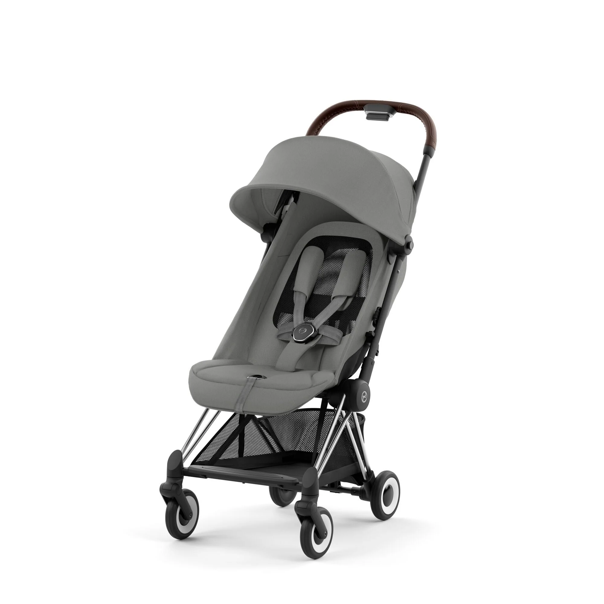 עגלת תינוק Coya כרום חום Mirage Grey - Image 6