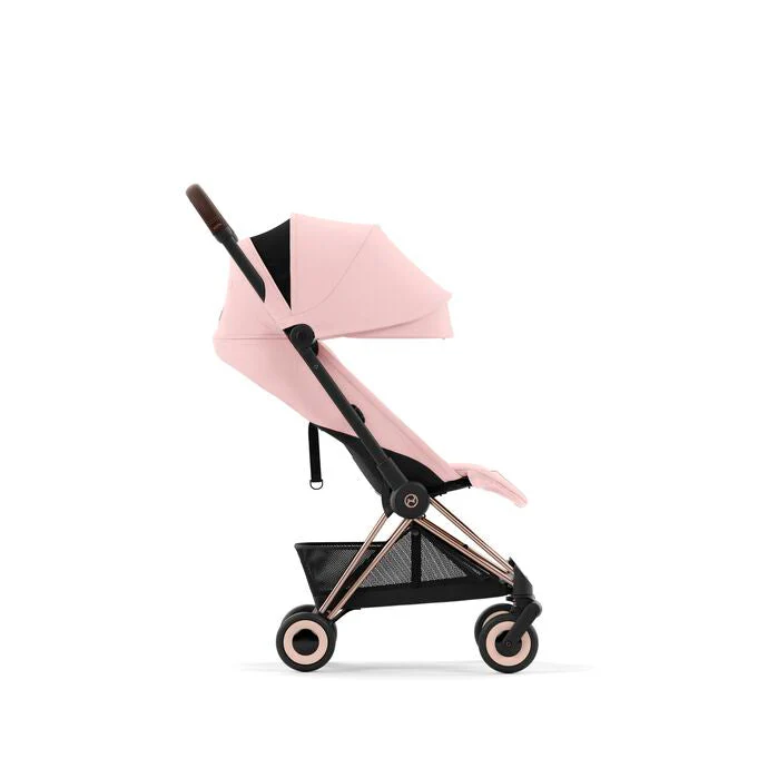 עגלת תינוק Coya רוזגולד peach pink - Image 7