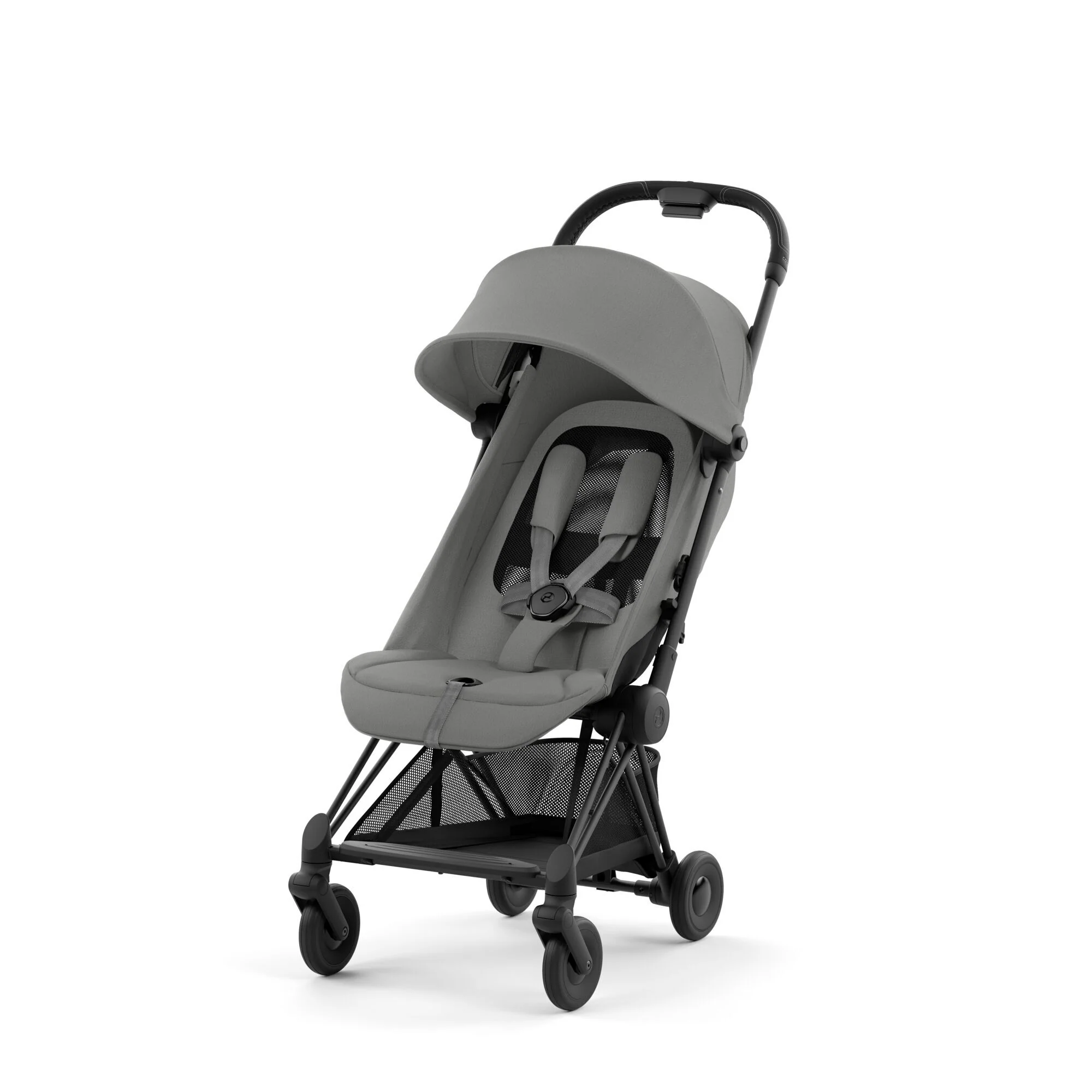 עגלת תינוק Coya שחור מט Mirage Grey - Image 4