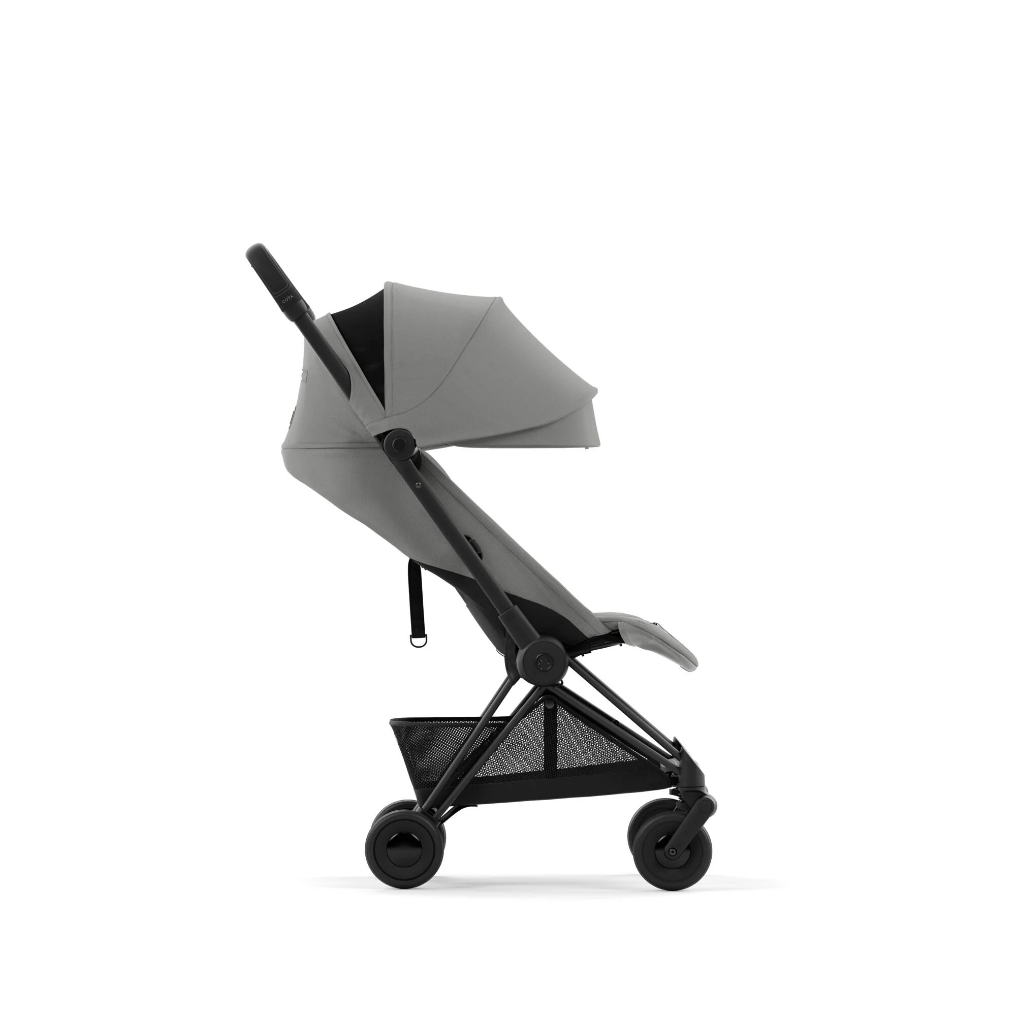עגלת תינוק Coya שחור מט Mirage Grey - Image 5