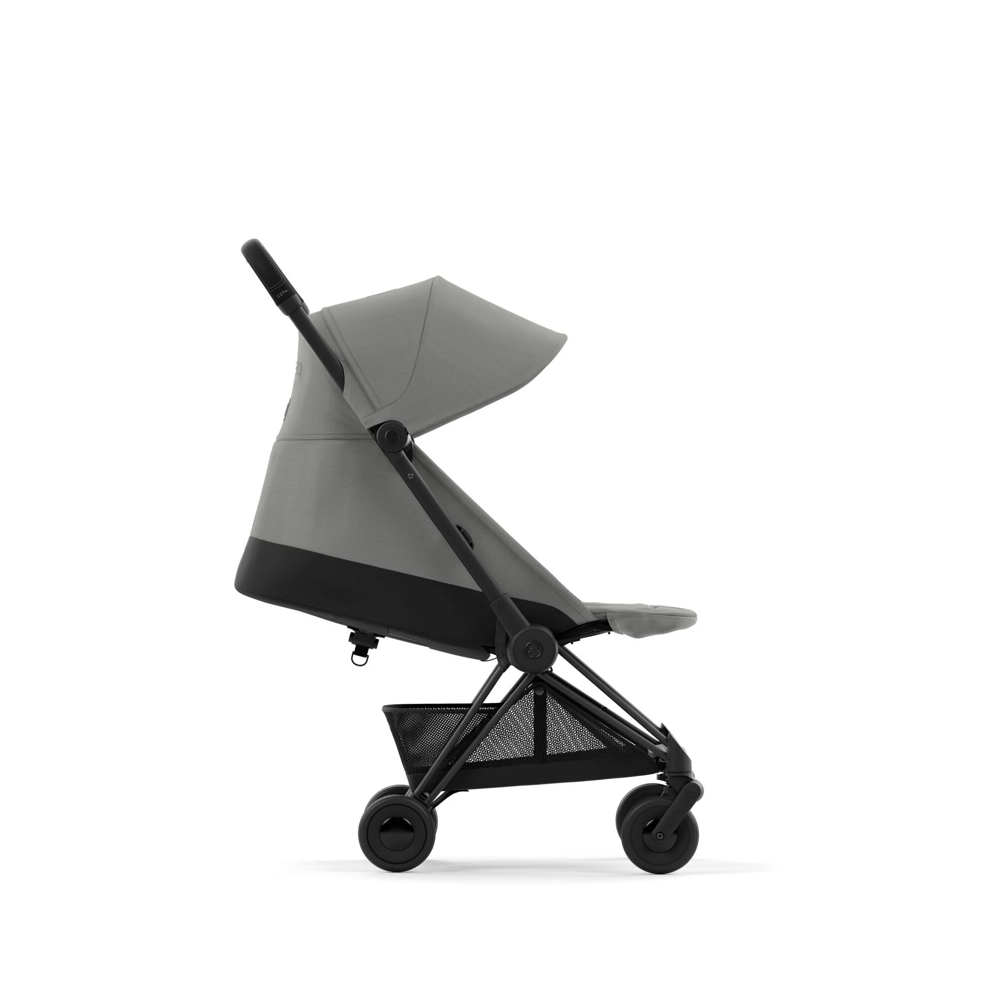 עגלת תינוק Coya שחור מט Mirage Grey - Image 6
