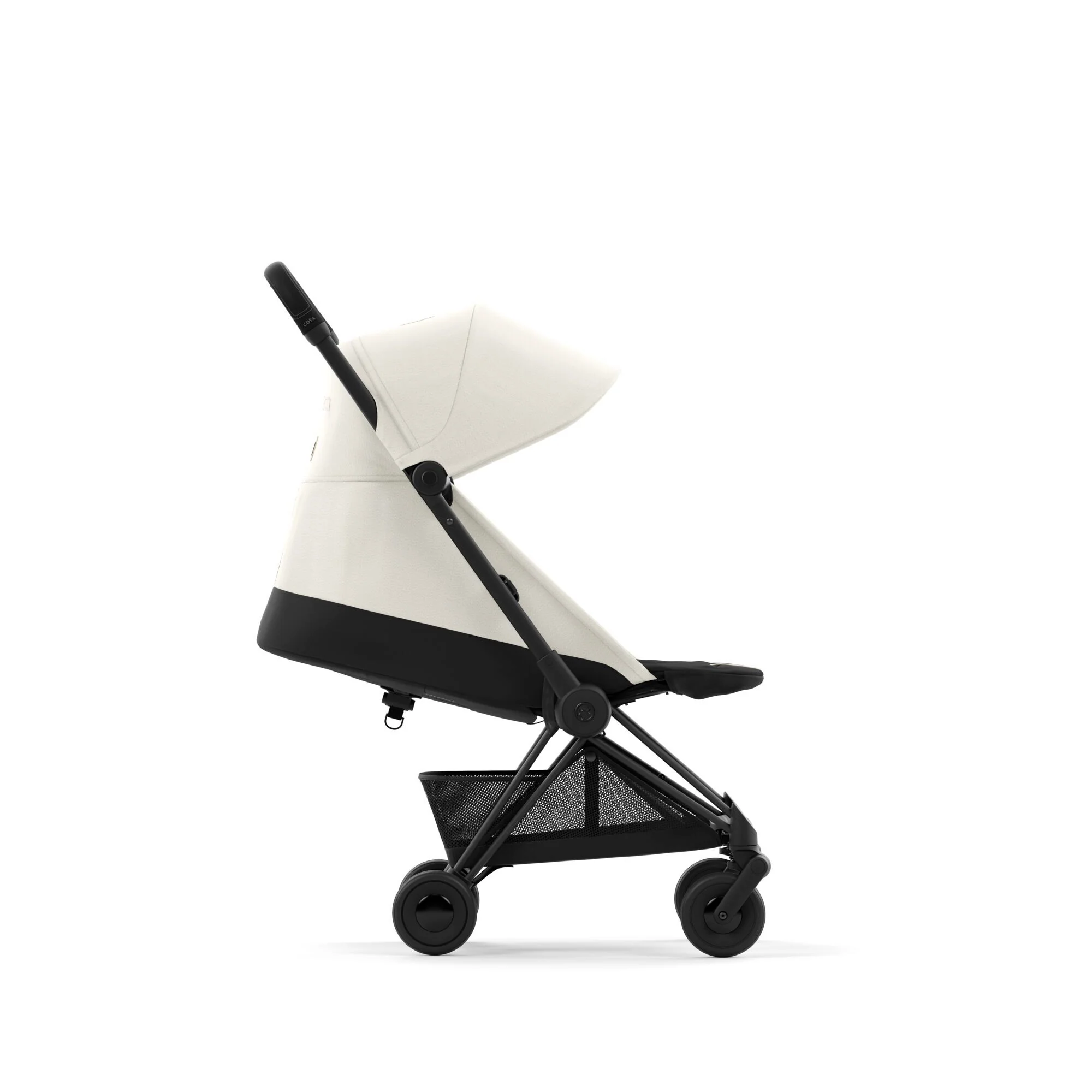 עגלת תינוק Coya שחור מט Off White - Image 4