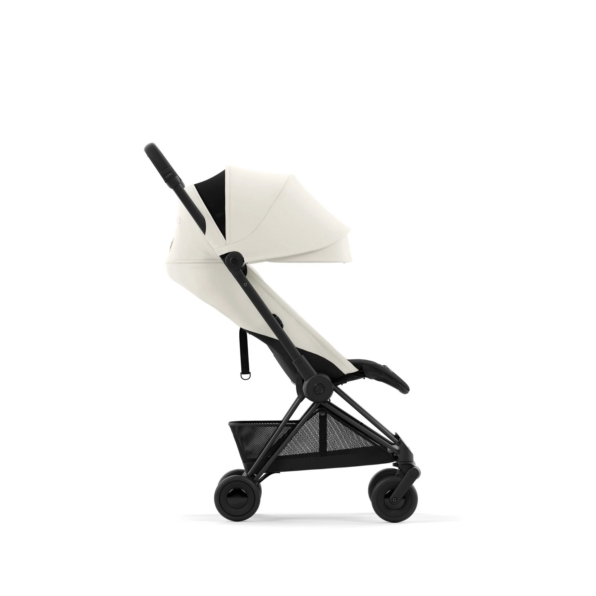 עגלת תינוק Coya שחור מט Off White - Image 7