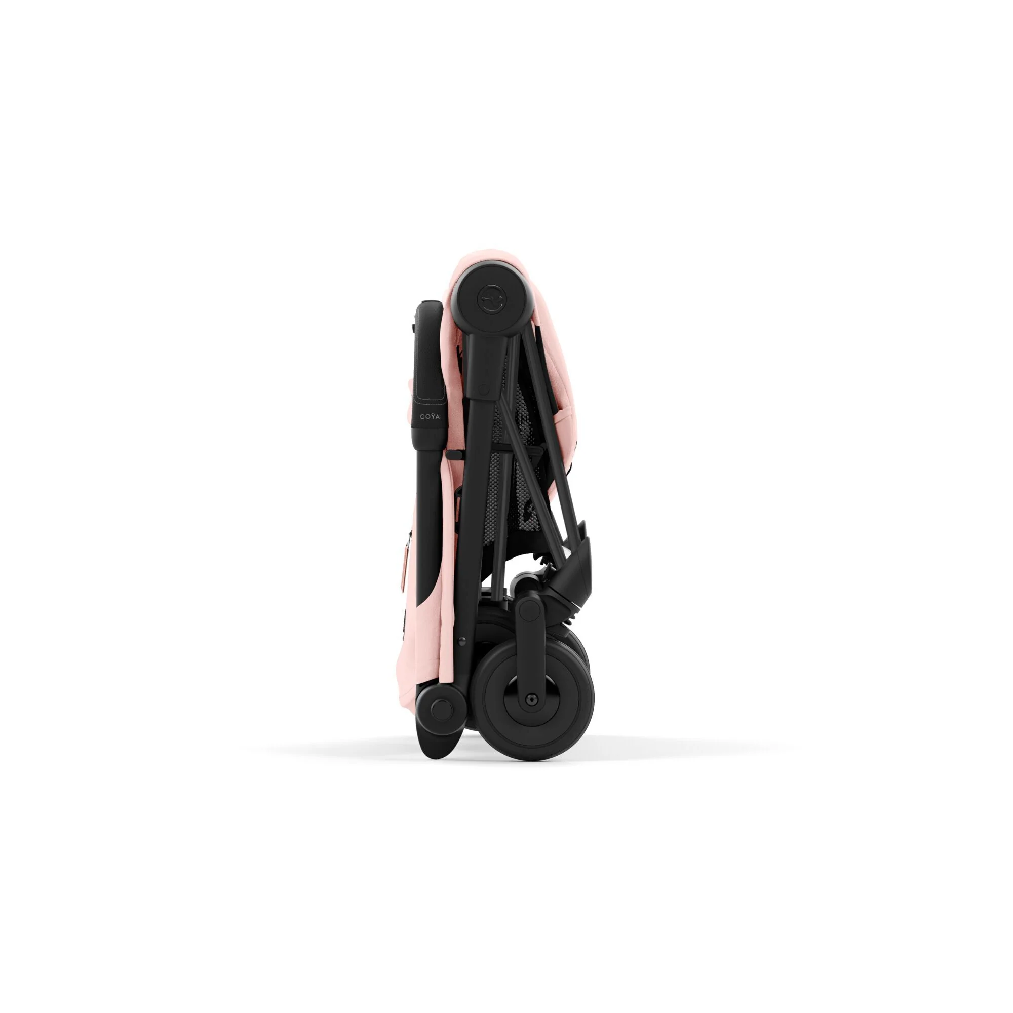 עגלת תינוק Coya שחור מט Peach Pink - Image 7