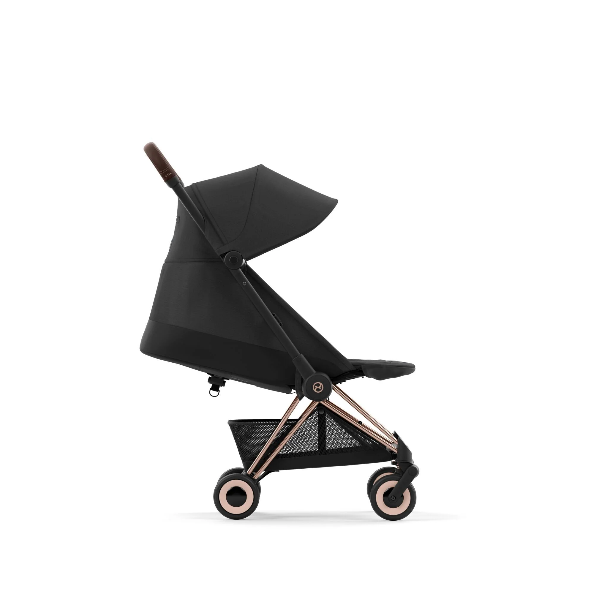 עגלת תינוק Coya רוזגולד sepia black - Image 7