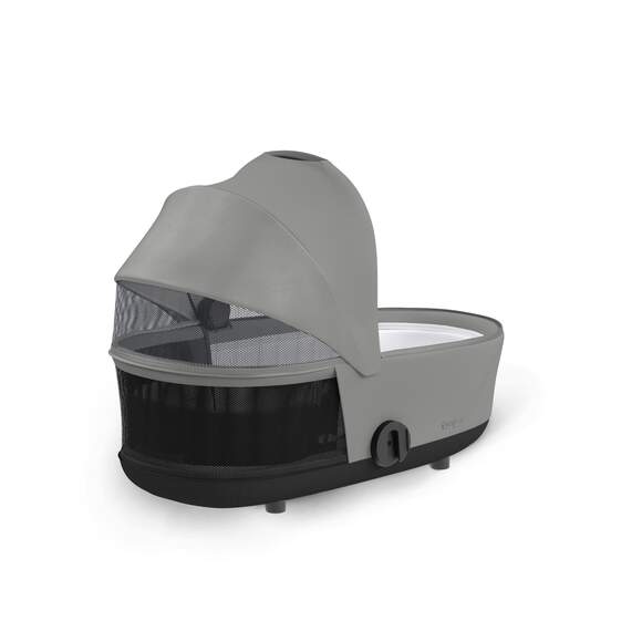 עגלת תינוק Mios 3 Mirage Grey עם שלדה כרום שחור - Image 7