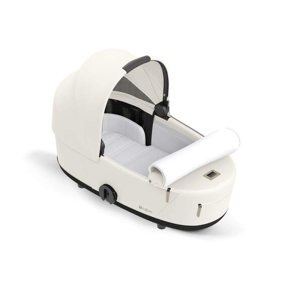עגלת תינוק Mios 3 Off White עם שלדה כרום שחור - Image 6