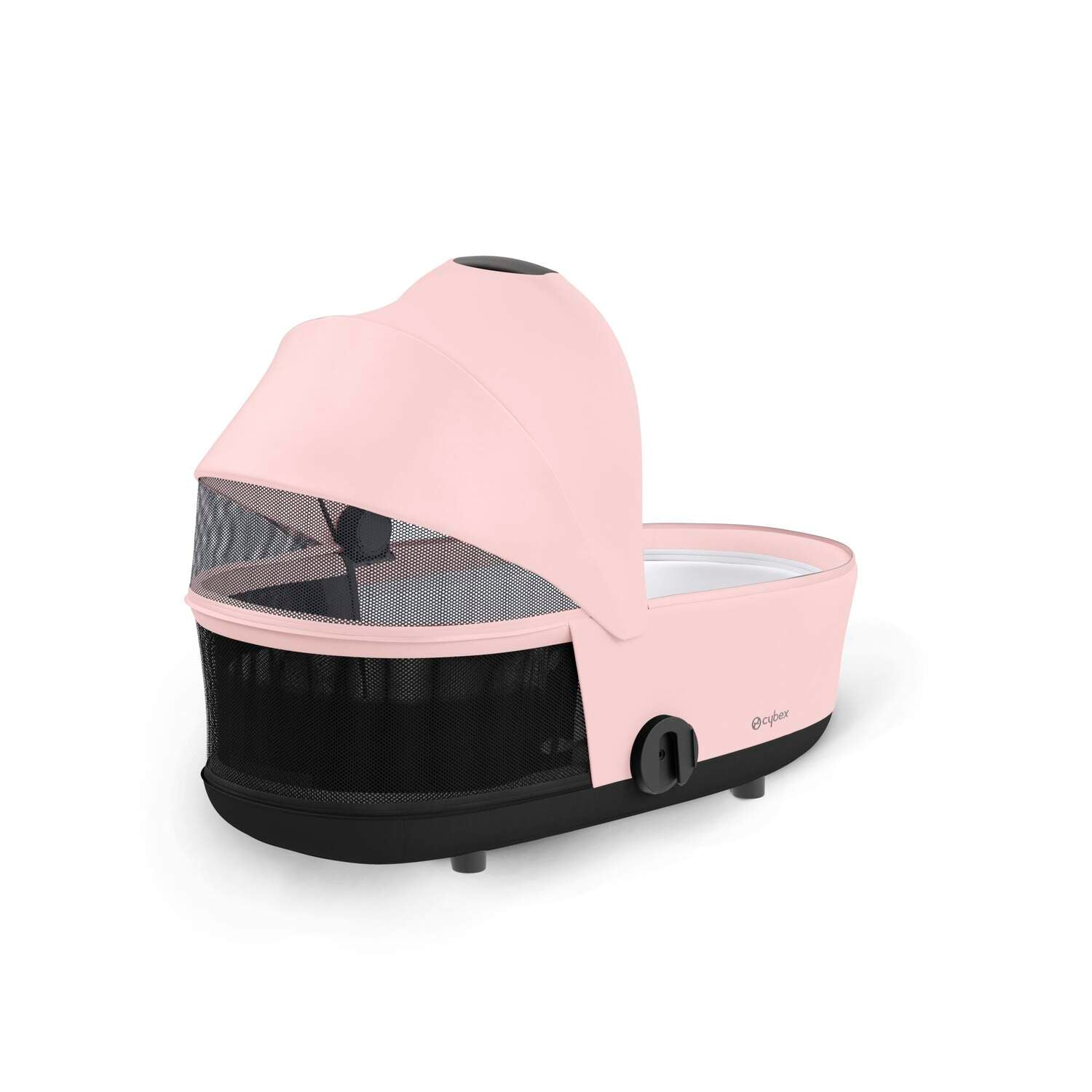 עגלת תינוק Mios 3 Peach Pink עם שלדה כרום שחור - Image 7