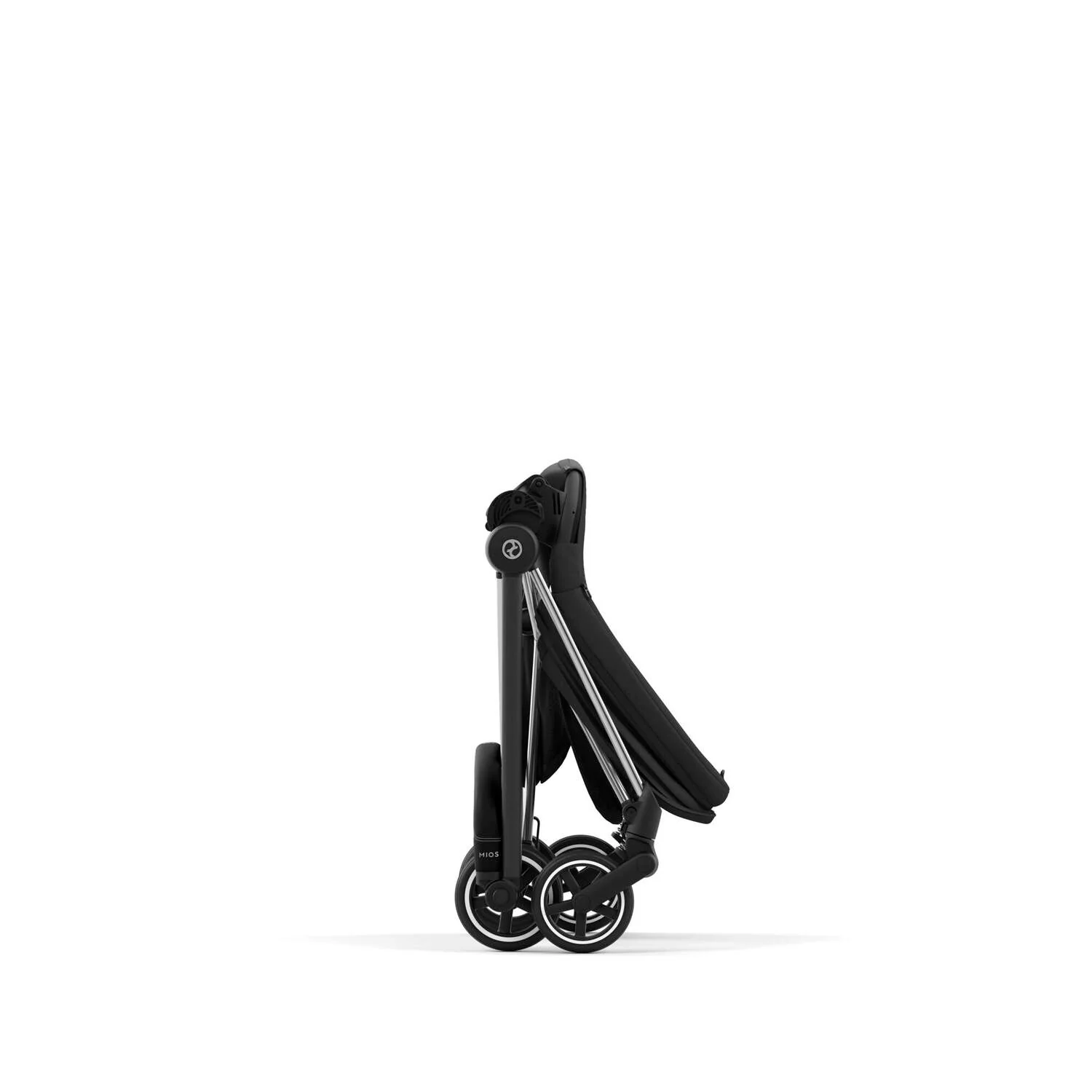 עגלת תינוק Mios 3 Sepia Black עם שלדה כרום שחור - Image 9