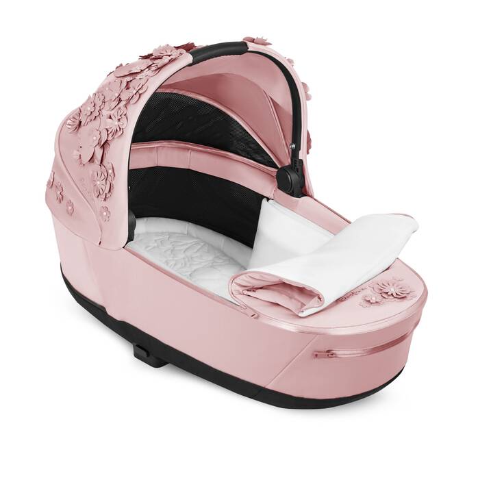 עגלת תינוק Priam 4 Capsule SIMPLY FLOWERS Pale Blush Matt Black - Image 3
