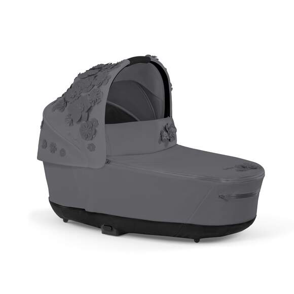 עגלת תינוק Priam 4 Capsule SIMPLY FLOWERS Dream Grey Matt Black - Image 3
