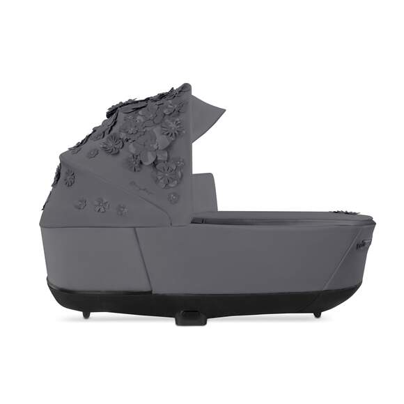 עגלת תינוק Priam 4 Capsule SIMPLY FLOWERS Dream Grey Matt Black - Image 5