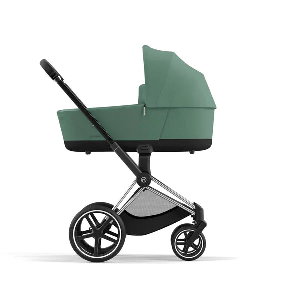 עגלת תינוק Priam 4 Leaf Green עם שלדה כרום שחור - Image 3