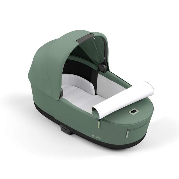 עגלת תינוק Priam 4 Leaf Green עם שלדה שחור מט - Image 6