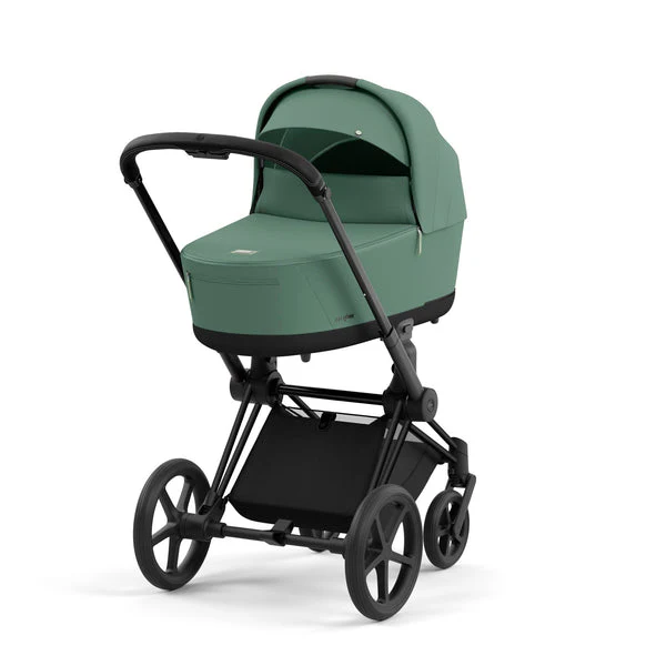עגלת תינוק Priam 4 Leaf Green עם שלדה שחור מט - Image 3