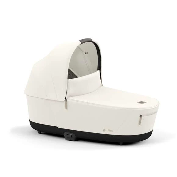 עגלת תינוק Priam 4 Off White עם שלדה שחור מט - Image 5