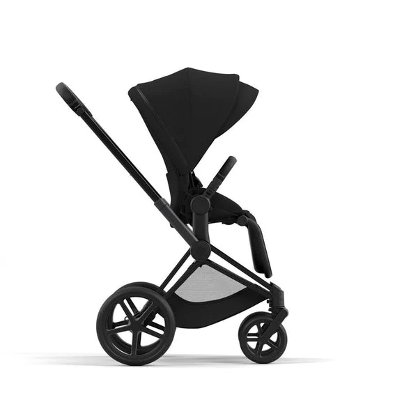 עגלת תינוק Priam 4 Sepia Black עם שלדה שחור מט - Image 5