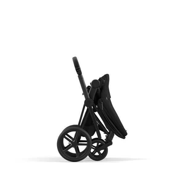 עגלת תינוק Priam 4 Sepia Black עם שלדה שחור מט - Image 9