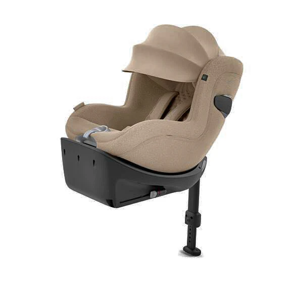 כסא בטיחות Sirona Ti עם SensorSafe כולל בסיס קבוע לרכב בצבע בז' Cozy Beige PLUS - Image 3