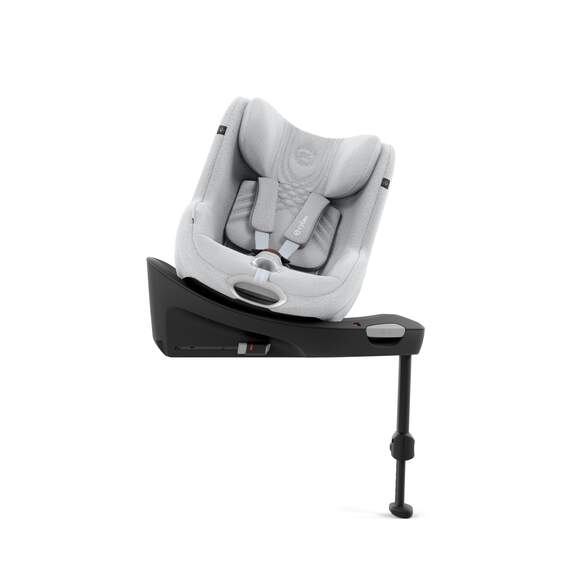 כסא בטיחות Sirona Ti עם SensorSafe כולל בסיס קבוע לרכב בצבע לבן Platinum White PLUS - Image 2