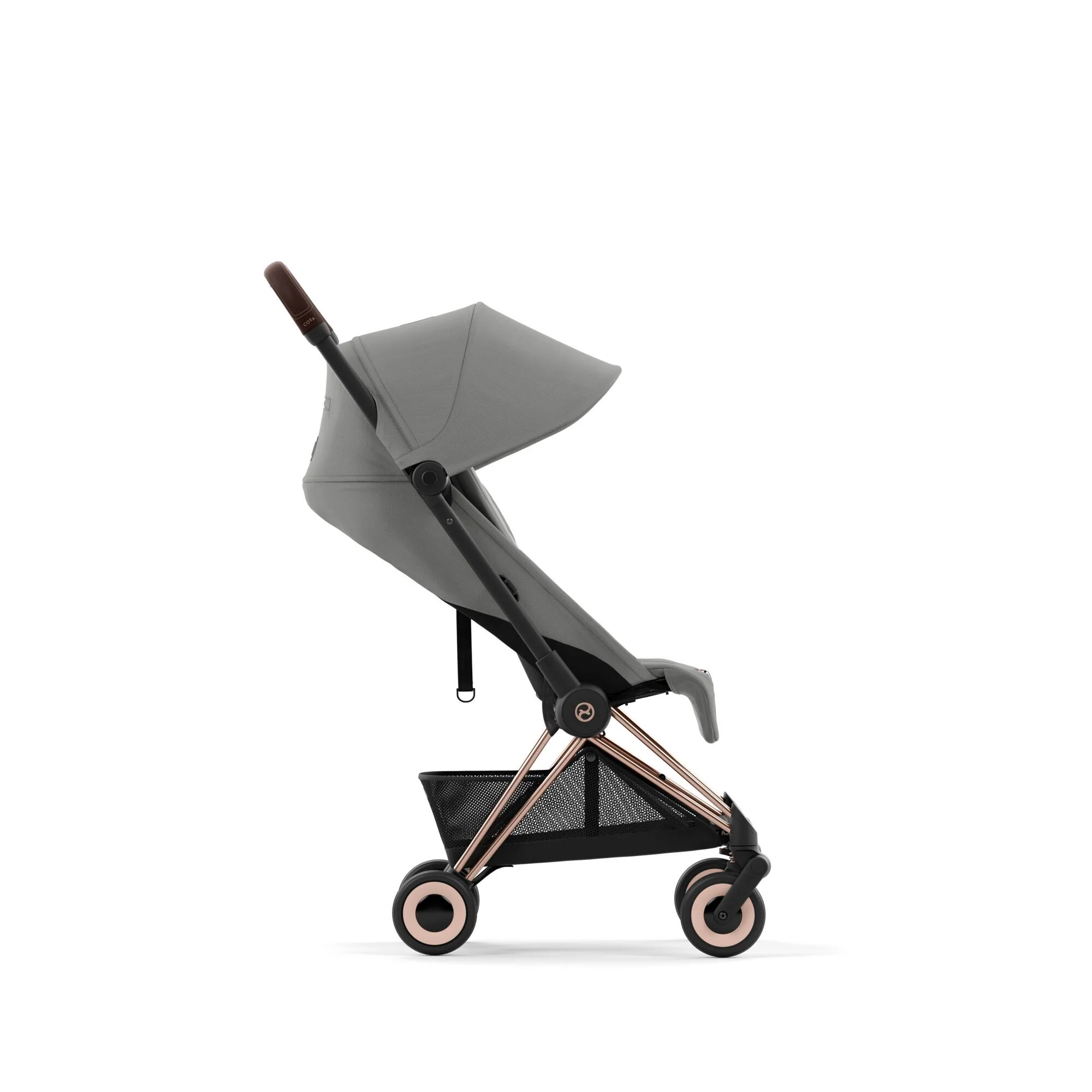 עגלת תינוק Coya רוזגולד Mirage Grey - Image 3