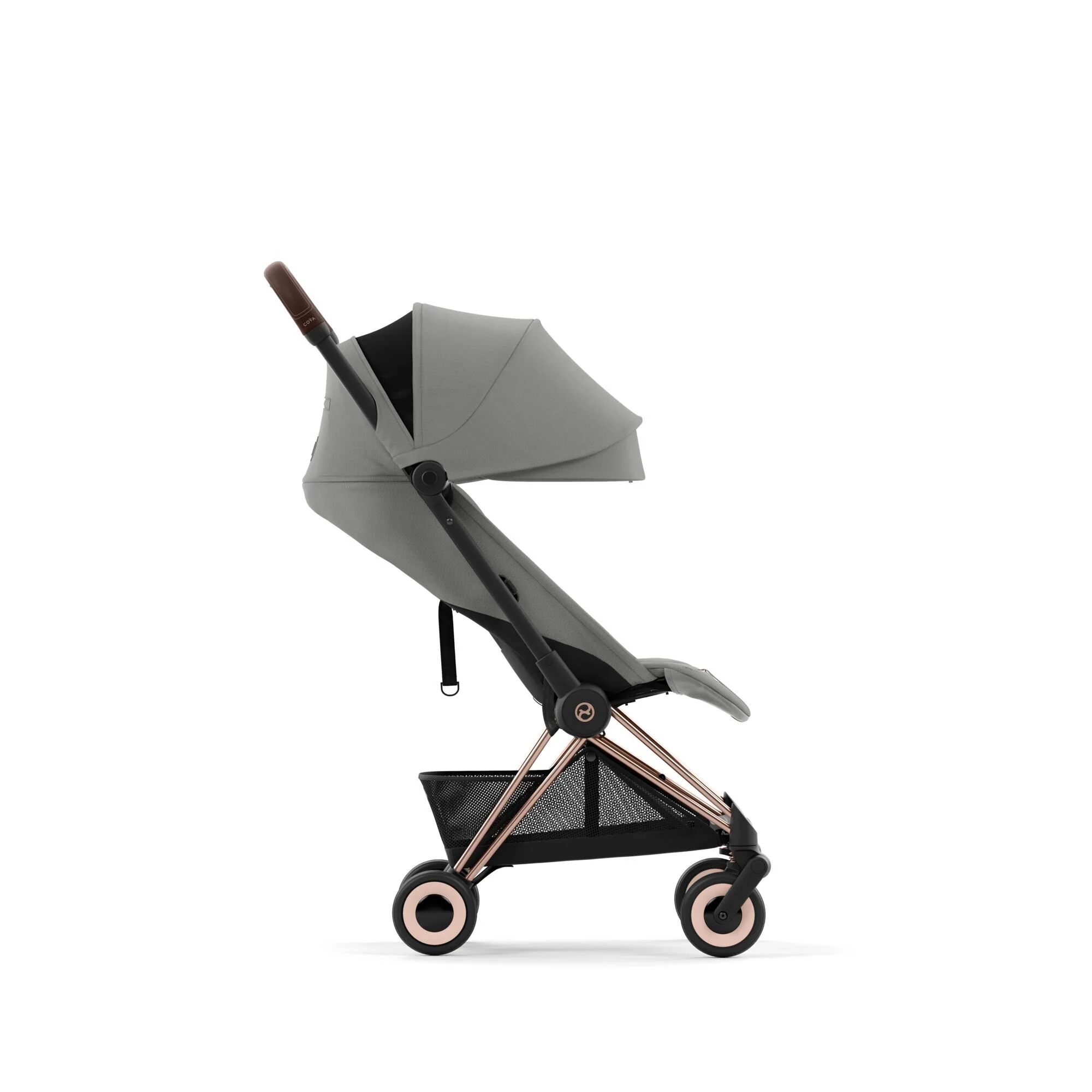 עגלת תינוק Coya רוזגולד Mirage Grey - Image 5